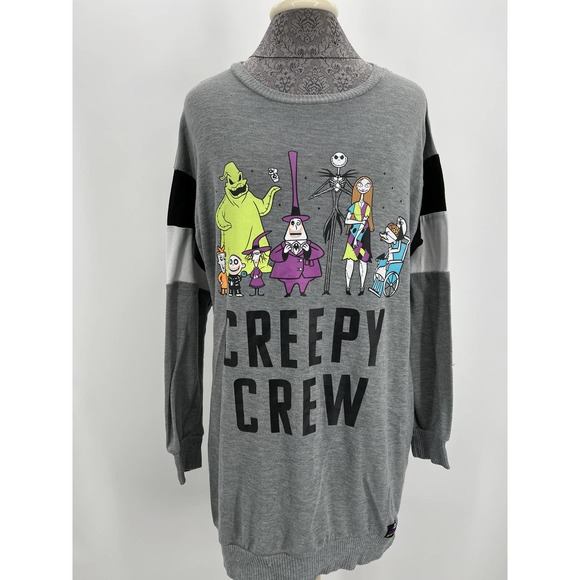 Disney Tim Burton's The Nightmare Before Christmas long sleeve top size small - Picture 1 of 4